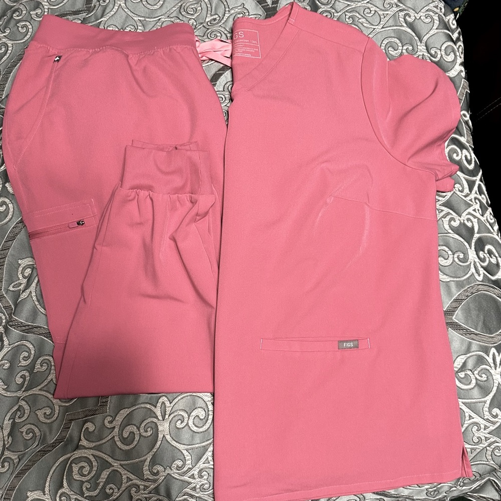 FIGS F’ing Pink scrubs size 3XL. Worn once.